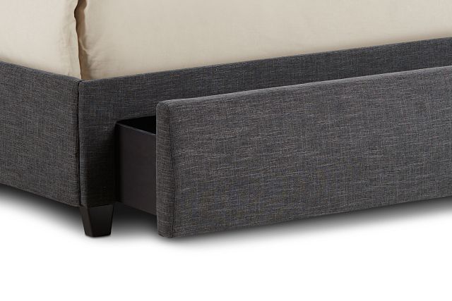 Chatham Dark Gray High Platform Storage Bed