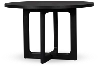 Santorini Black 47" Round Table