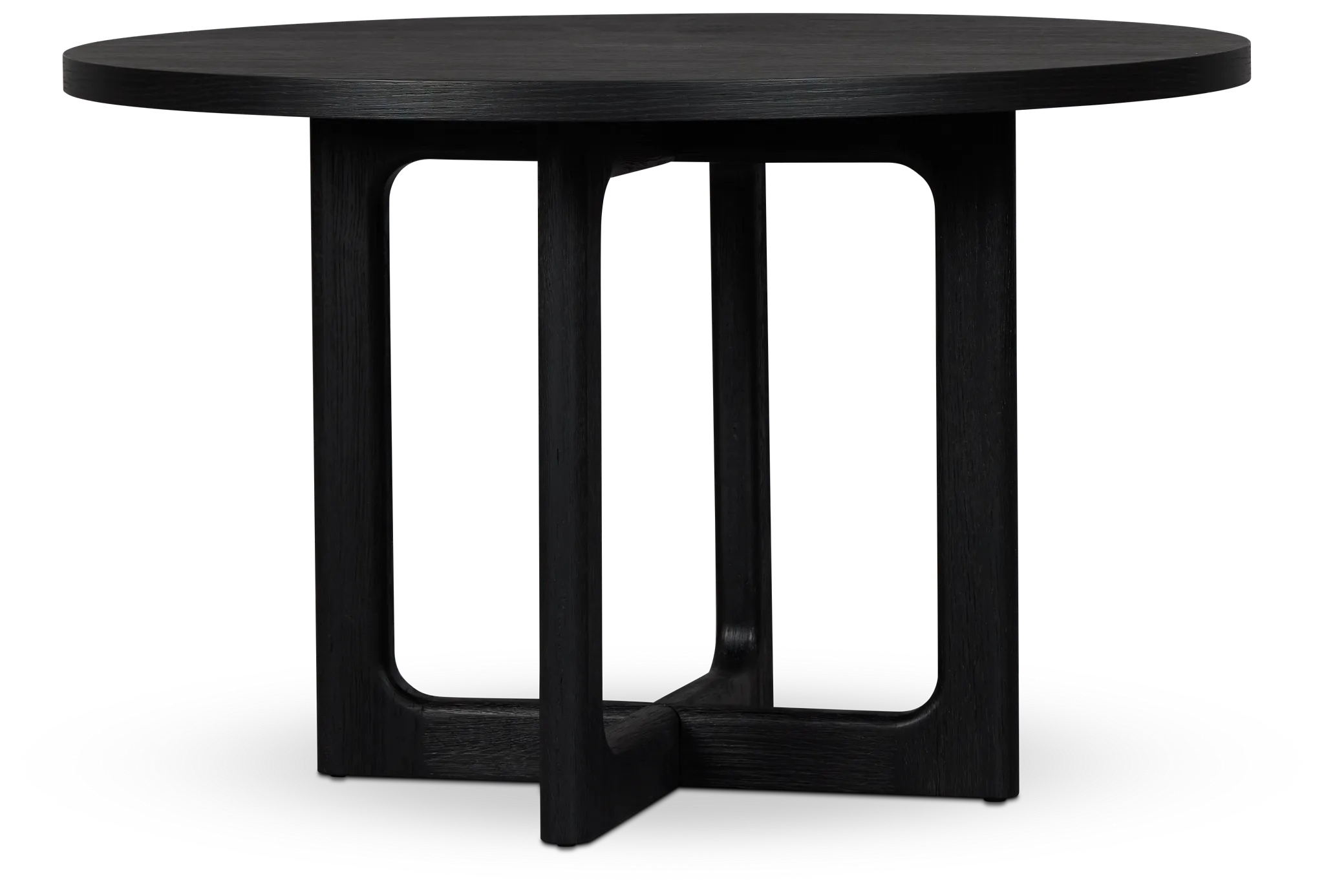 Santorini Black 47" Round Table