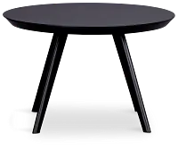 Malaga Black Round Coffee Table