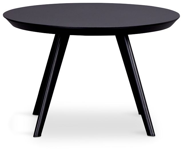 Malaga Black Round Coffee Table
