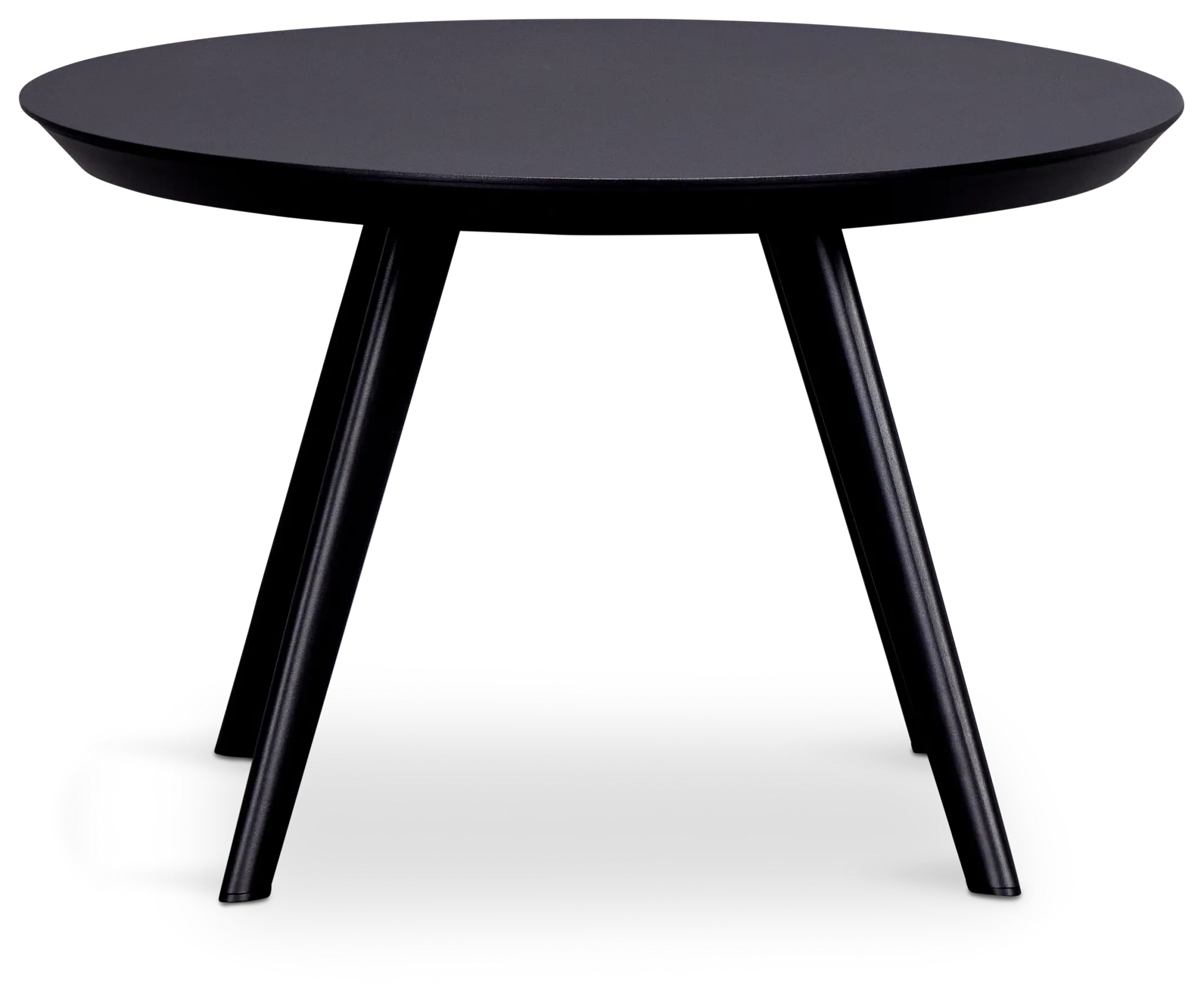 Malaga Black Round Coffee Table