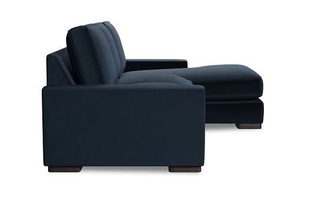 Edgewater Joya Dark Blue Right Chaise Sectional