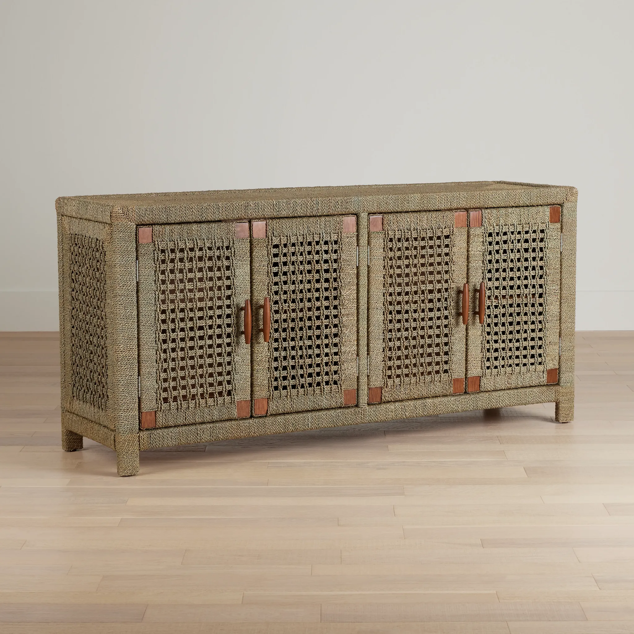 Costas Mid Tone Woven Cabinet