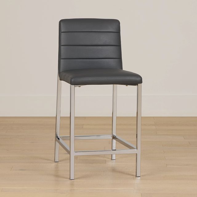 Amalfi Gray Uph 24" Barstool