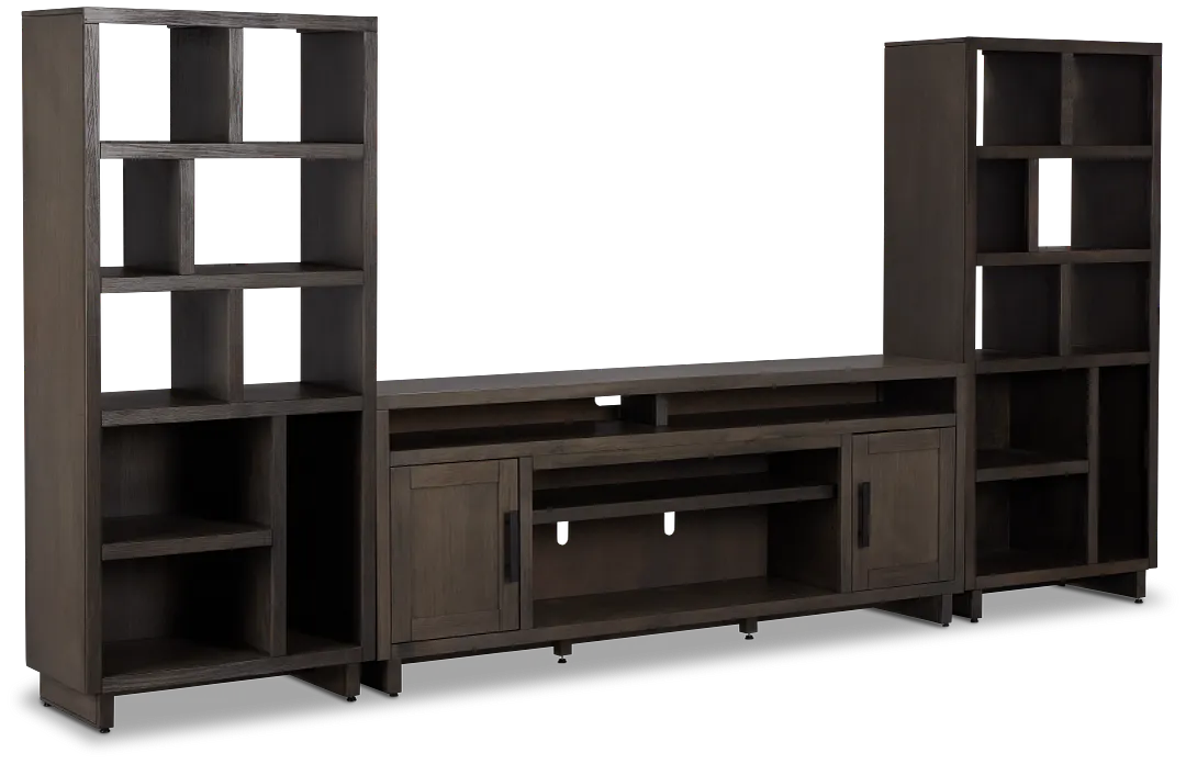 Richmond Gray 80" Open Pier Entertainment Wall