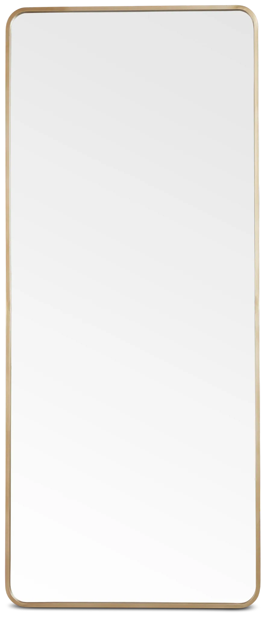 Danica Gold Metal Floor Mirror