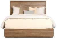Capraia Dark Tone Panel Bed