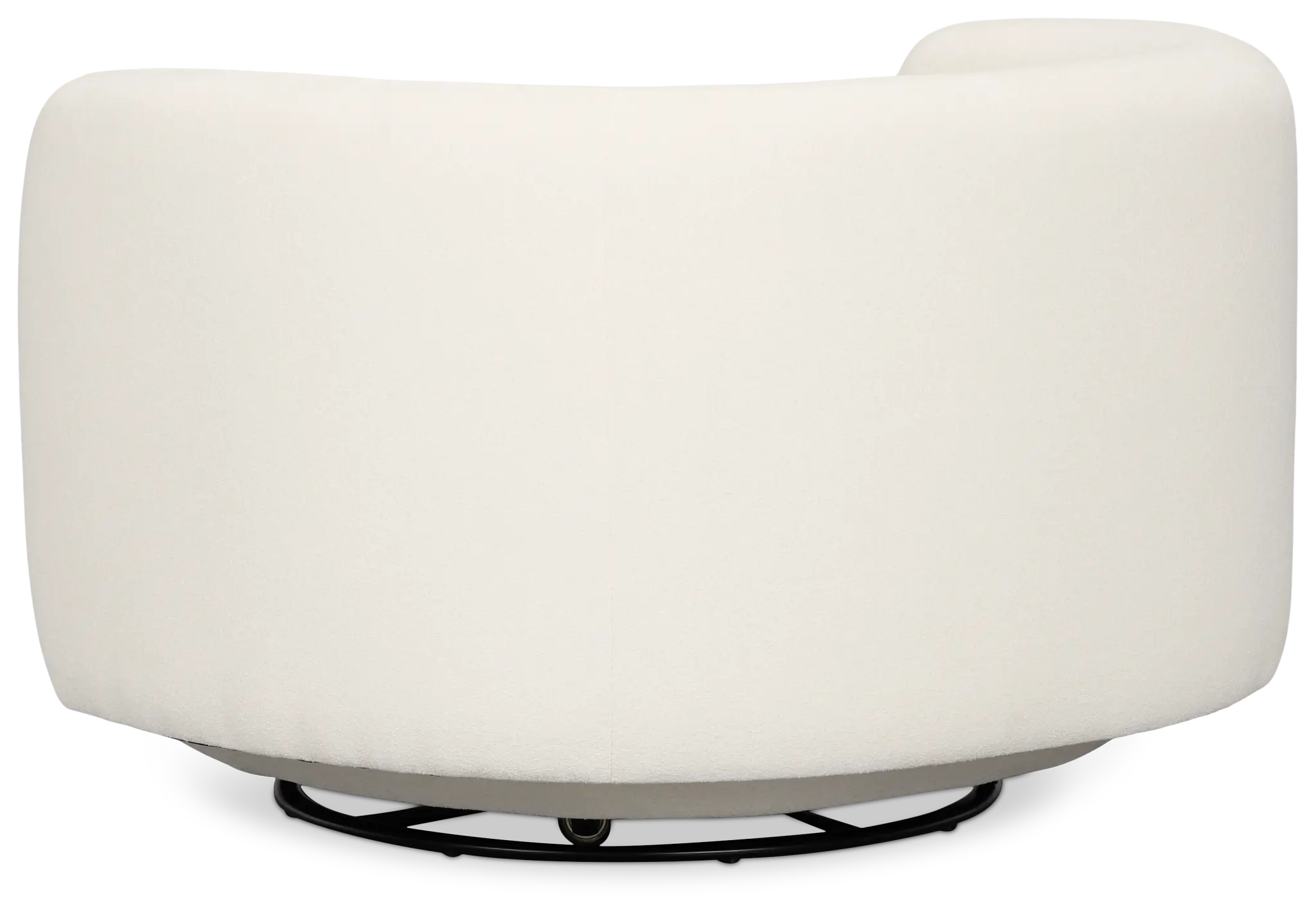 Presley White Fabric Swivel Chair Presley White Fabric Swivel Chair