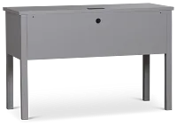 Charleston Gray 3-drawer Desk