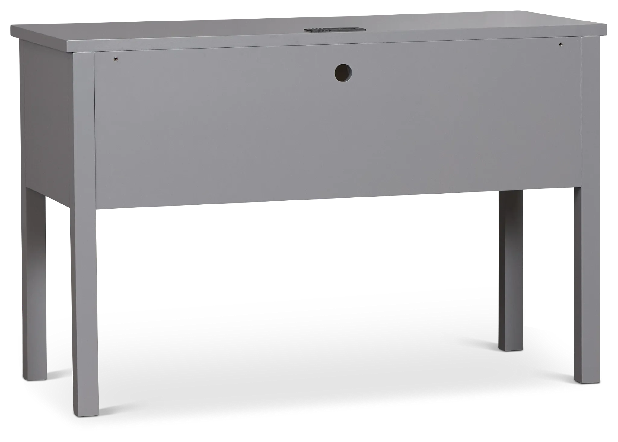 Charleston Gray 3-drawer Desk