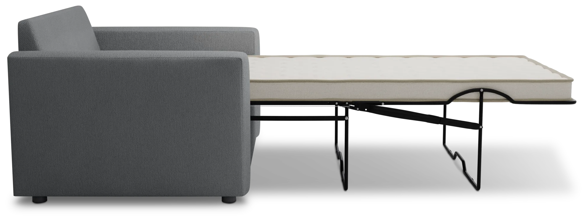 Siesta Revenue Gray Fabric Innerspring Sleeper