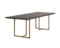 Quinn Dark Brown Rectangular Table