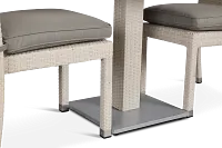 Bahia Gray 27" Square Table & 2 Chairs
