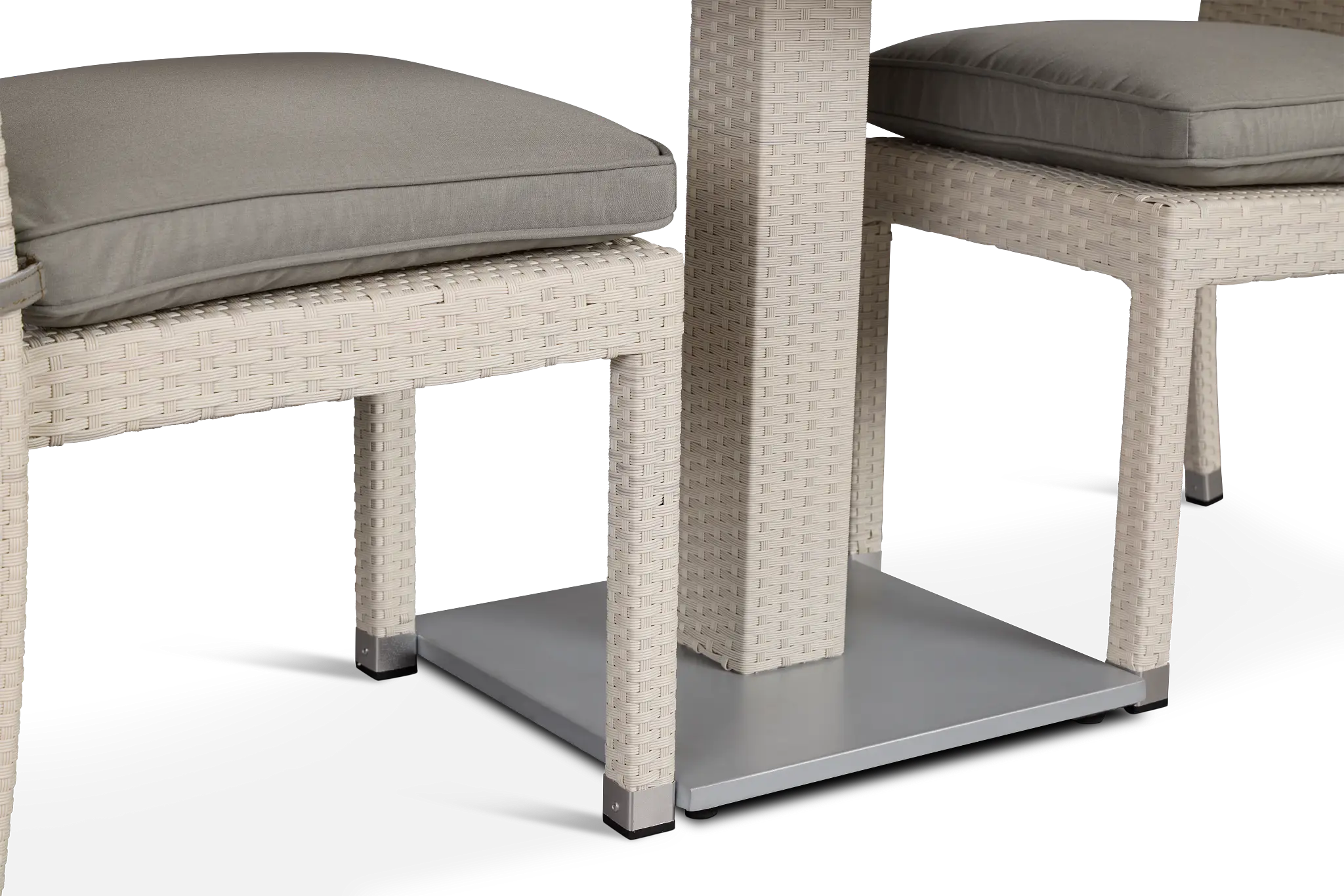 Bahia Gray 27" Square Table & 2 Chairs Bahia Gray 27" Square Table & 2 Chairs