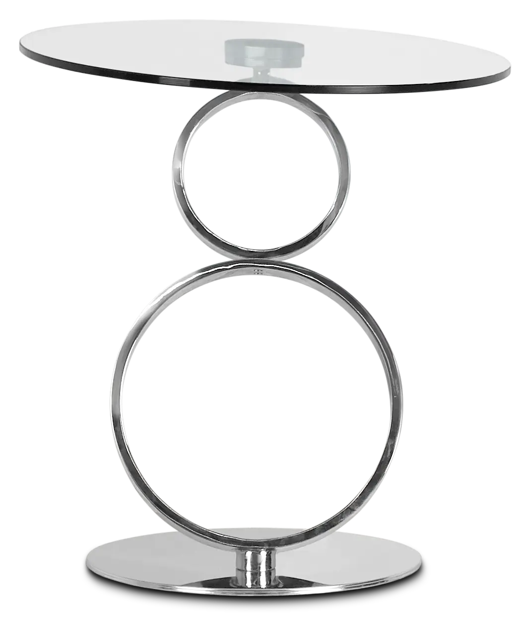 Grafton Glass Round End Table Grafton Glass Round End Table