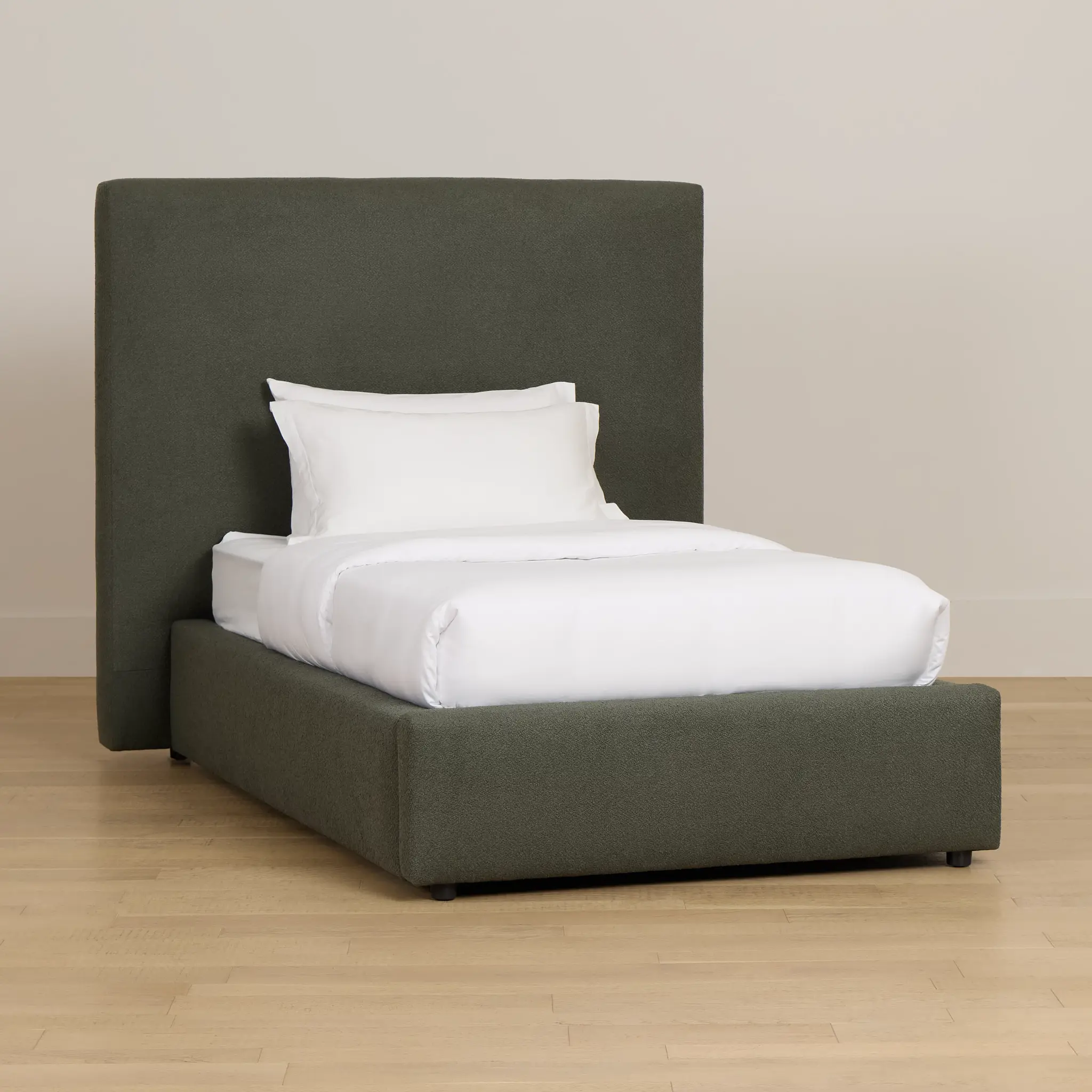Grayton Sutton Green 54" Upholstered Platform Bed Grayton Sutton Green 54" Upholstered Platform Bed