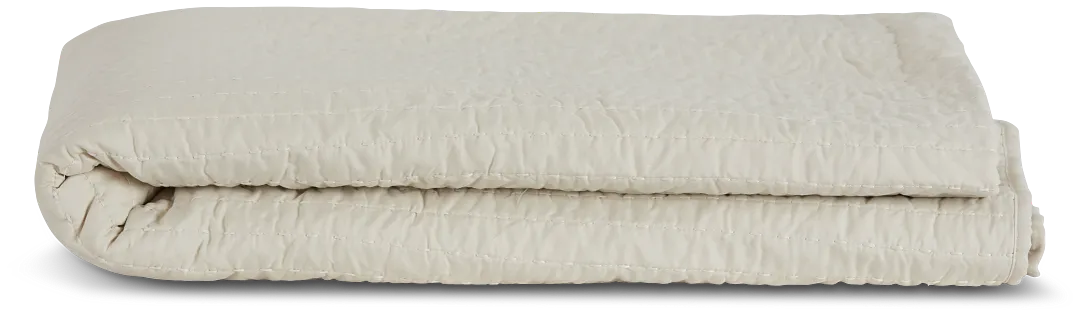 Keaton Beige Coverlet Set