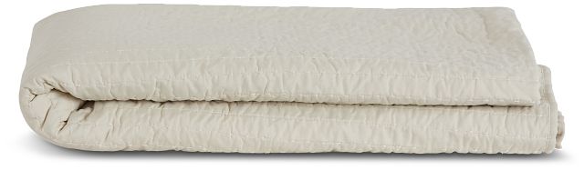 Keaton Beige Coverlet Set