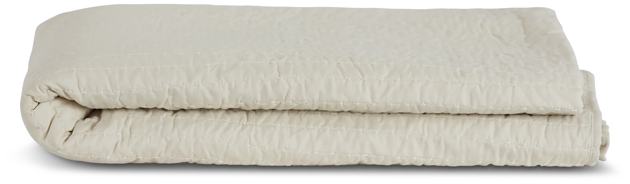 Keaton Beige Coverlet Set