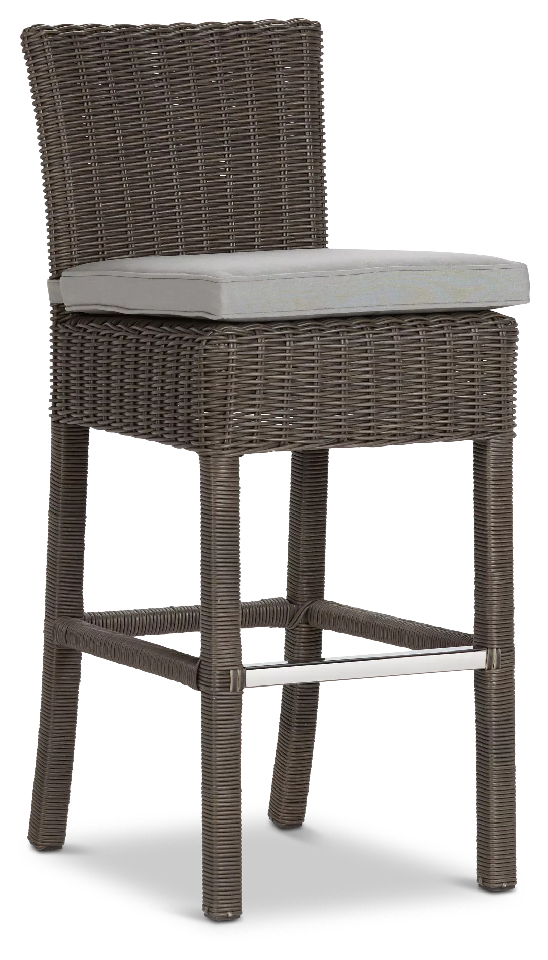 Canyon Gray Woven 30" Barstool