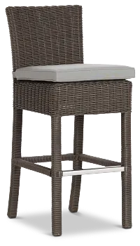 Canyon Gray Woven 30" Barstool