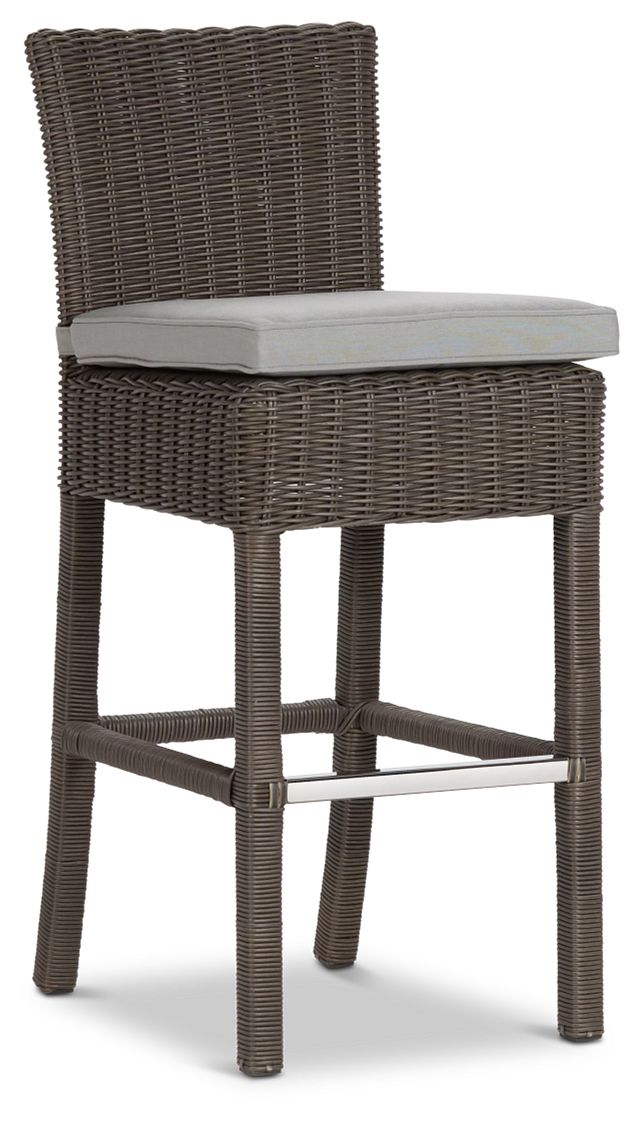 Canyon Gray Woven 30" Barstool