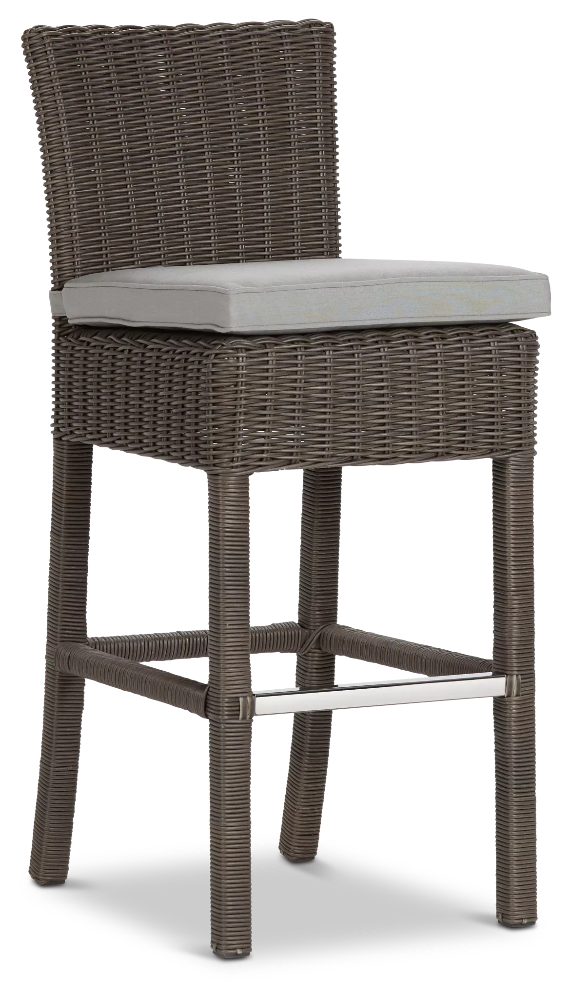 Canyon Gray Woven 30" Barstool