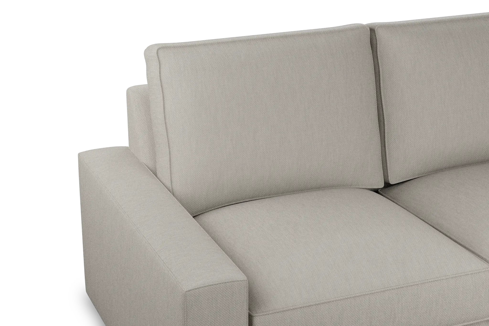 Edgewater Revenue Beige Large Two-arm Sectional Edgewater Revenue Beige Large Two-arm Sectional