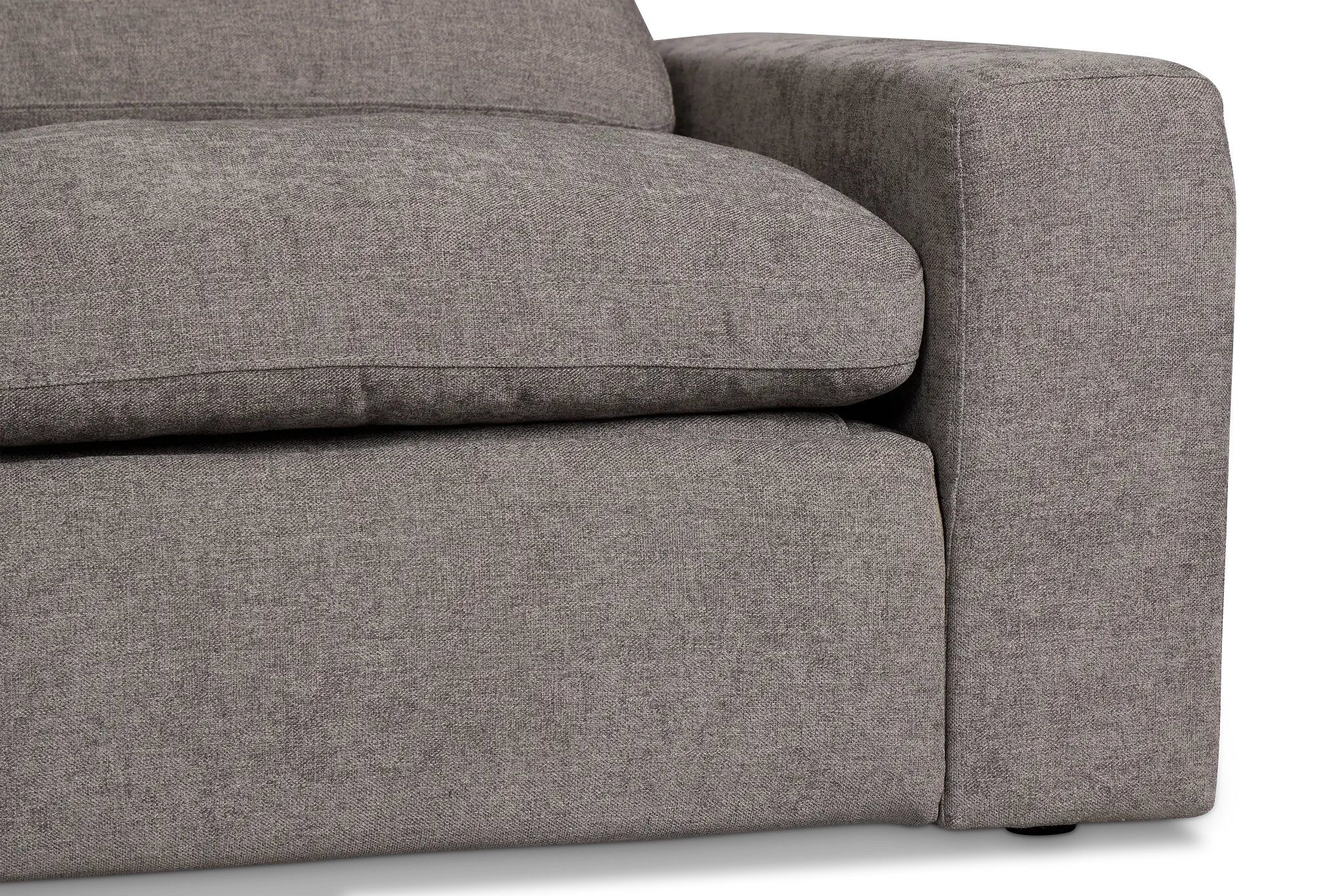 Drift Dark Gray Fabric 3-piece Modular Power Sofa Drift Dark Gray Fabric 3-piece Modular Power Sofa