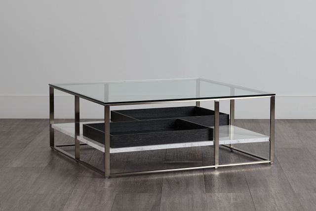 Lafayette Silver Marble Coffee Table (0)
