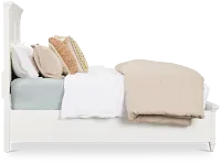 Cape Cod Ivory Panel Storage Bed