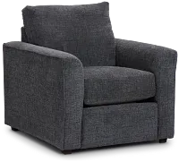 Maxie Dark Gray Micro Chair