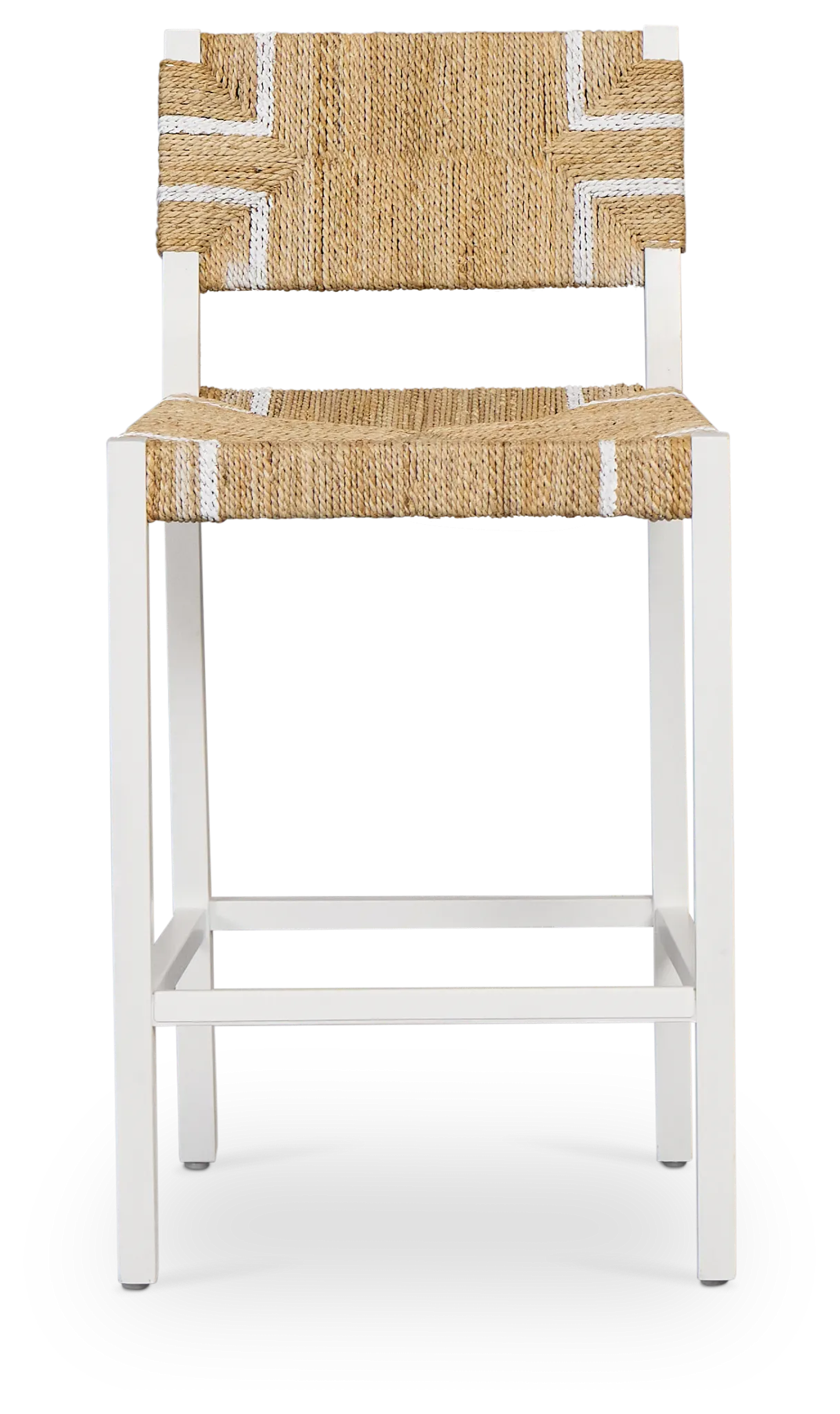 Nantucket Light Tone Woven 24" Woven Barstool