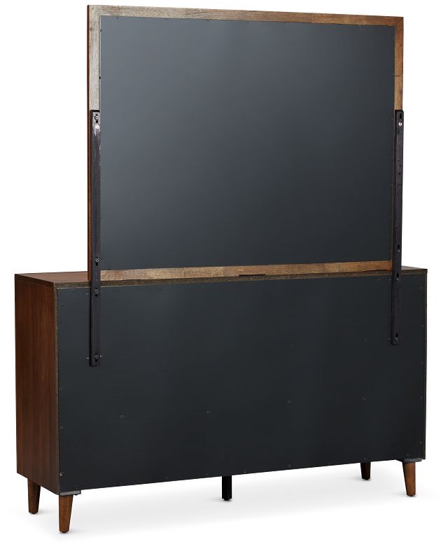 Palmdale Dark Tone Dresser & Mirror