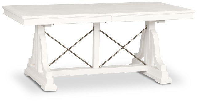 Heron Cove White Trestle Table