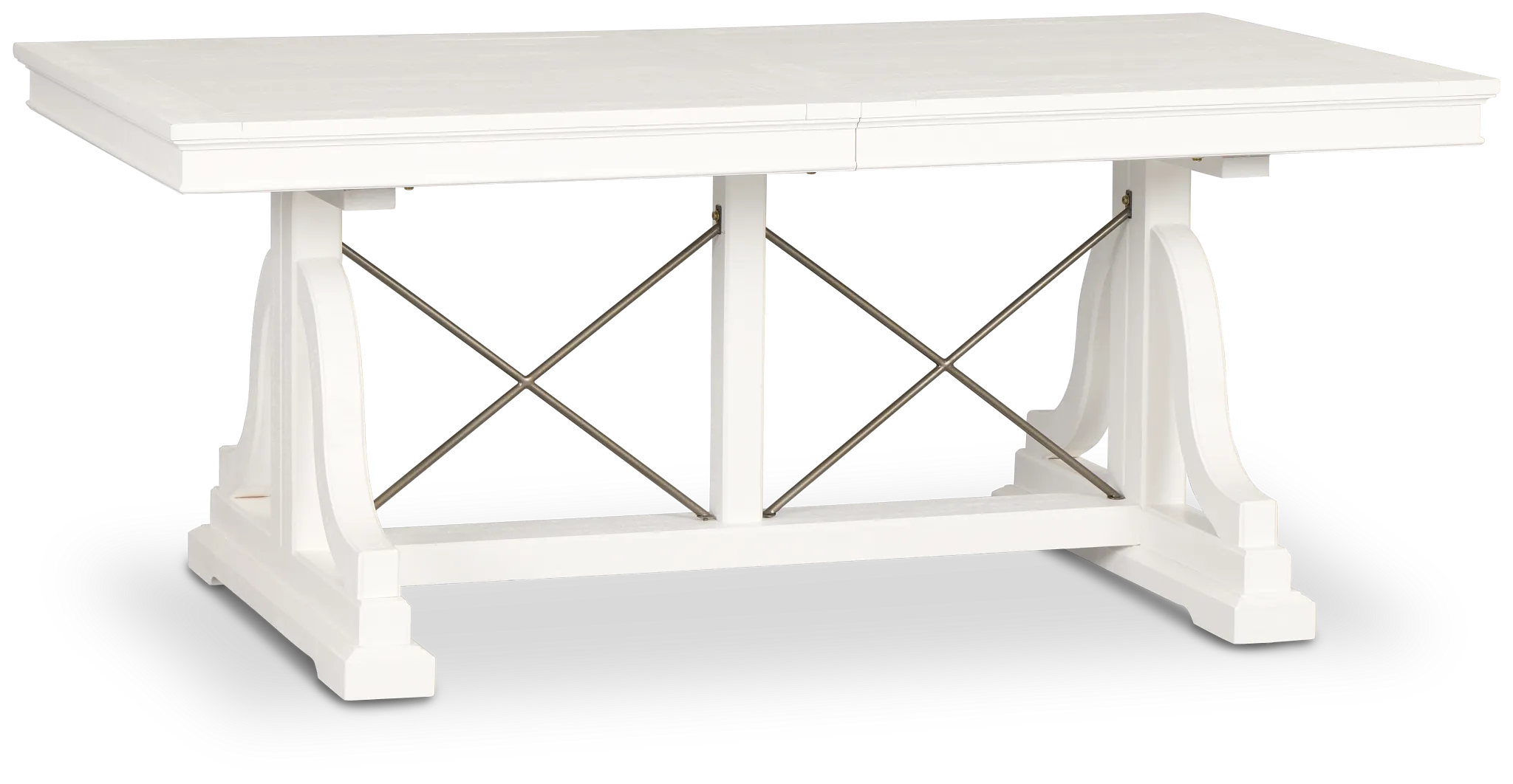 Heron Cove White Trestle Table