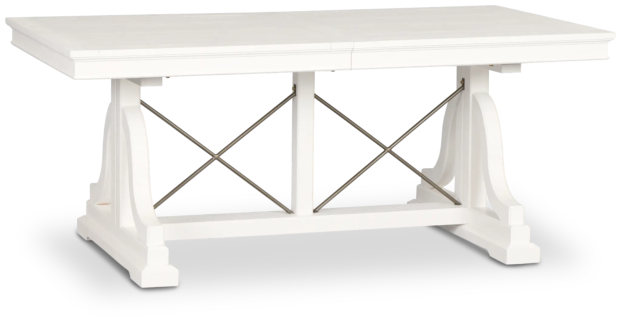 Heron Cove White Trestle Table Heron Cove White Trestle Table