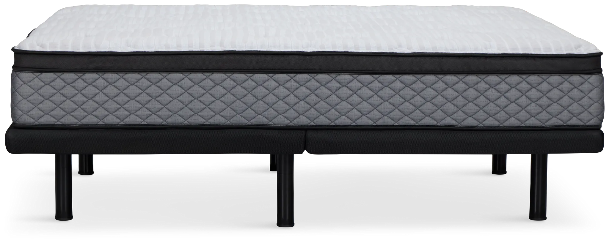 Kevin Charles By Sealy Essential Plush Deluxe Adjustable Mattress Set