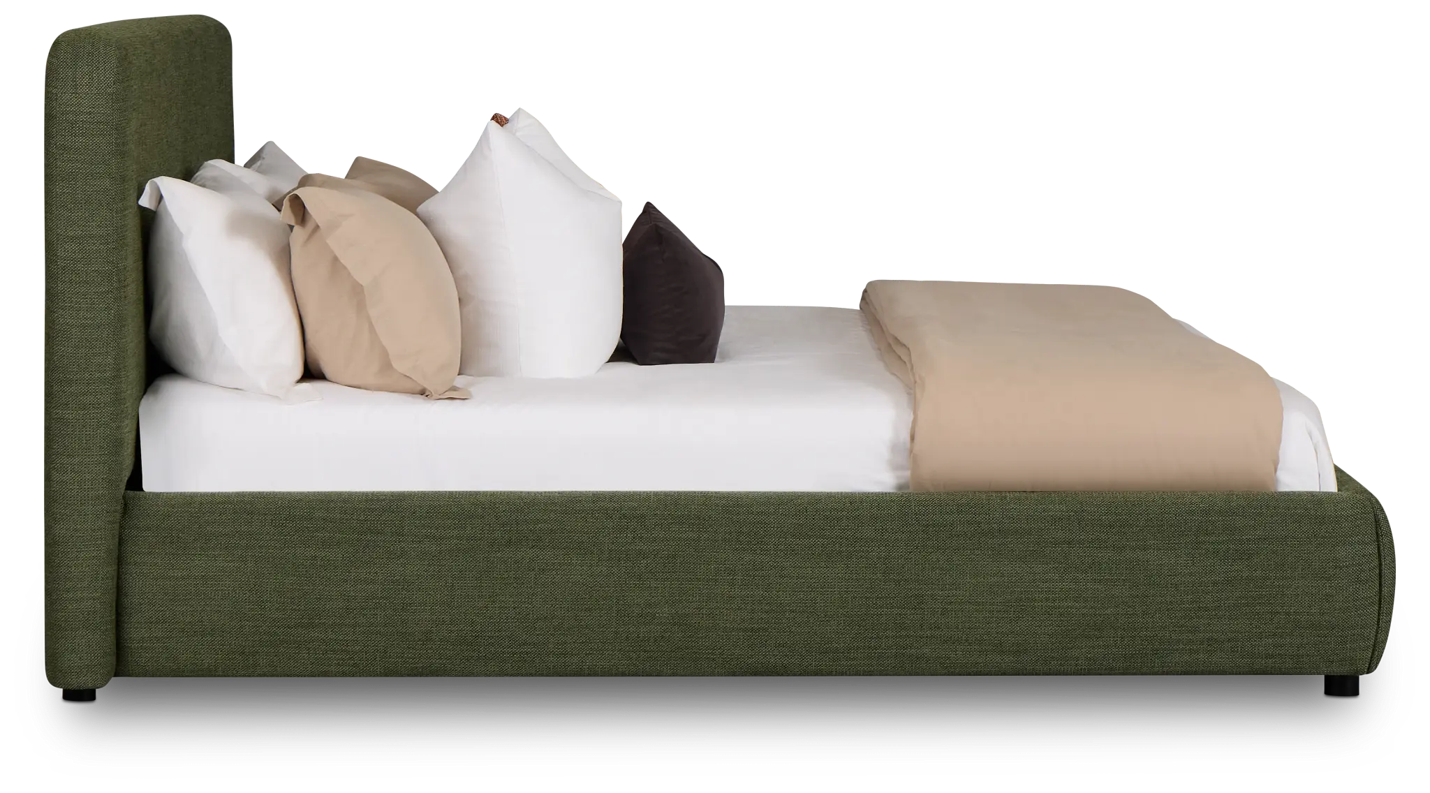 Williamsburg Green Upholstered Platform Bed Williamsburg Green Upholstered Platform Bed