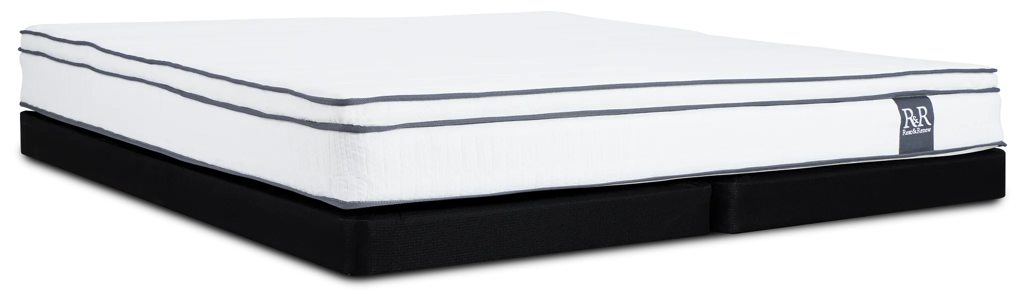 Rest & Renew By Zinus 10" Hybrid Low-profile Mattress Set