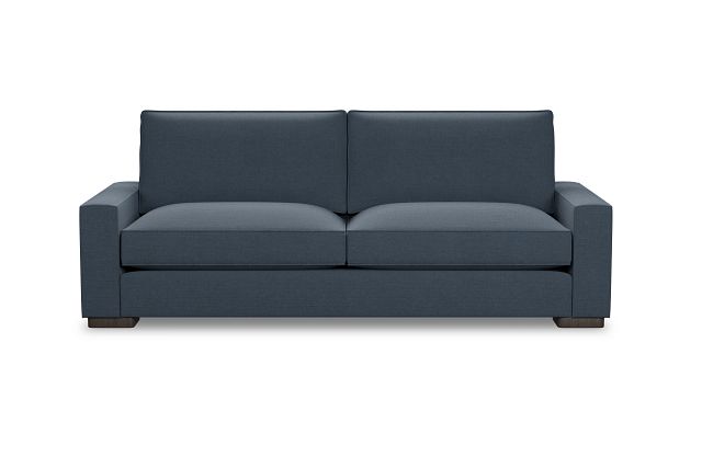 Edgewater Haven Blue 96" Sofa W/ 2 Cushions