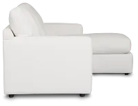 Rhodes White Fabric Right Chaise Sectional