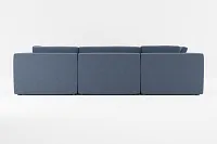 Destin Maguire Blue Fabric 8-piece Modular Sectional