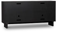 Palonna Black 4 Door Credenza