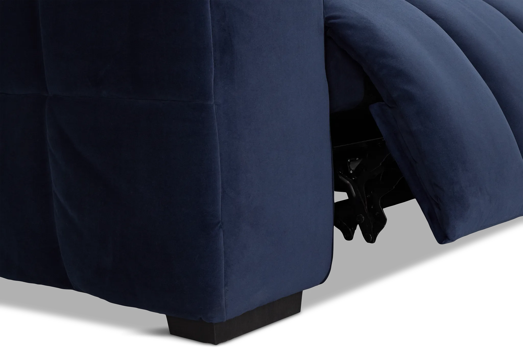 Gemma Navy Velvet Power Reclining Sofa