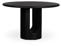 Soho Black Round Table