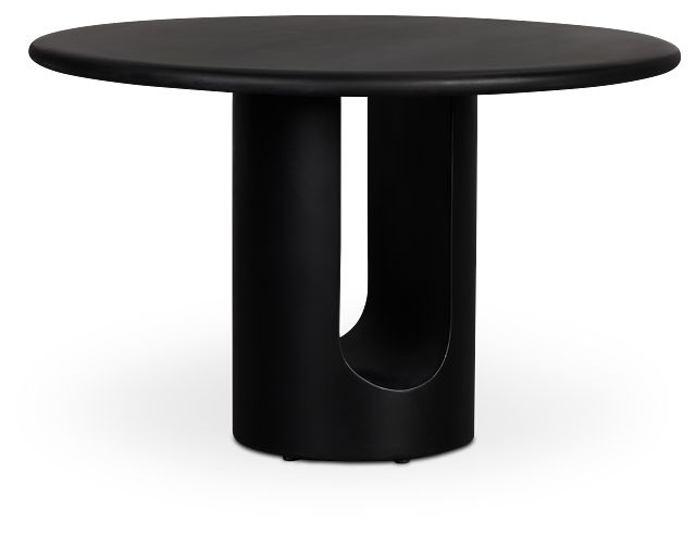 Soho Black Round Table