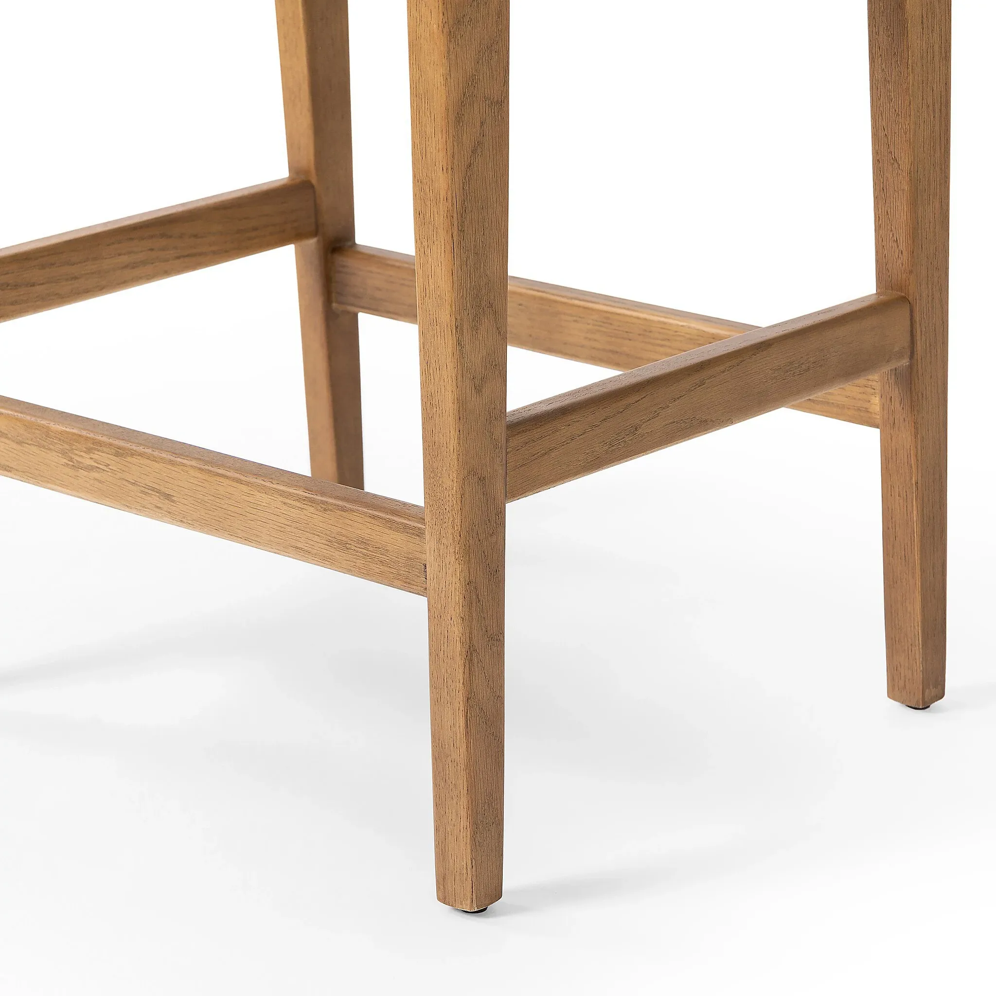 Meli Light Beige 24" Upholstered Barstool