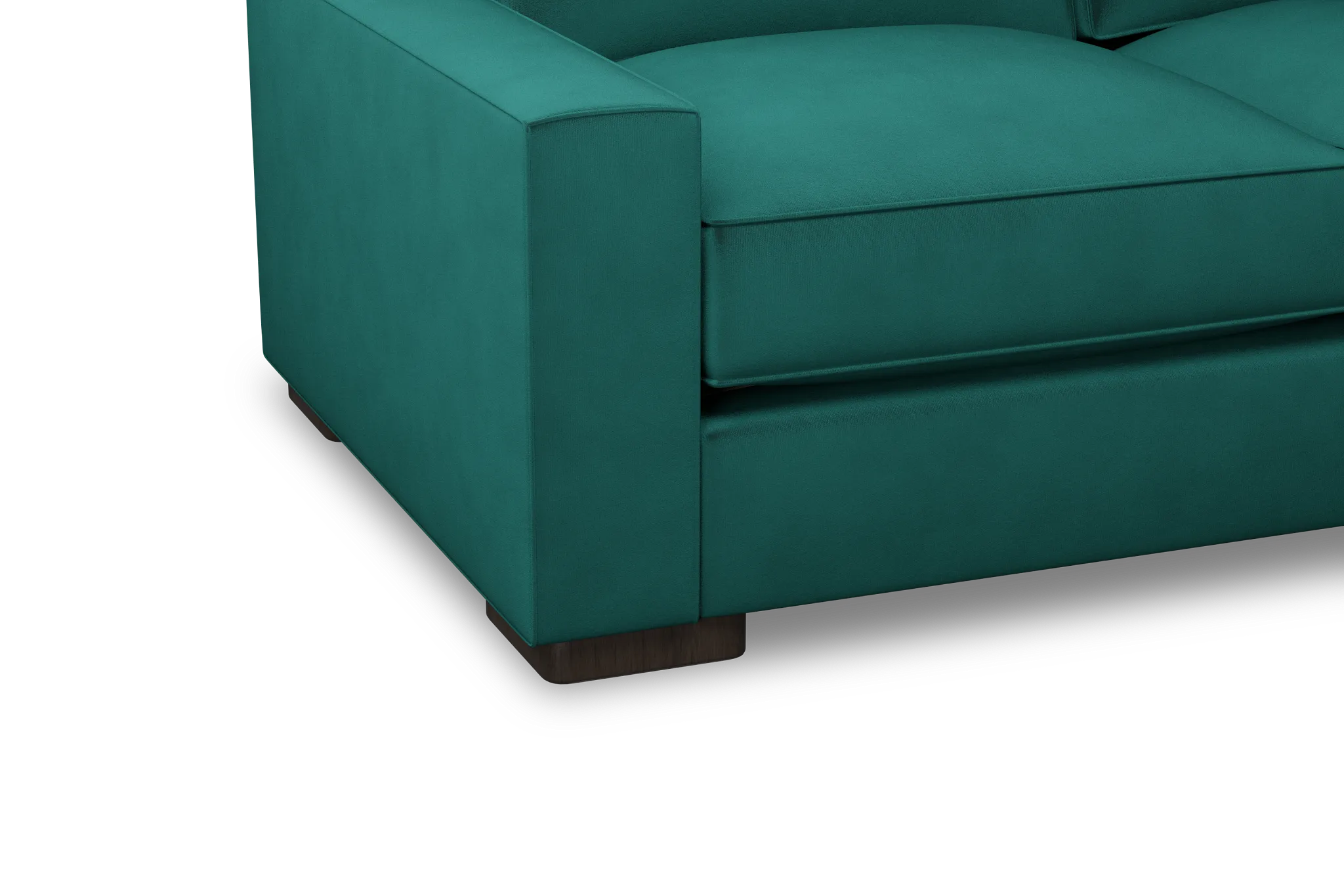 Edgewater Joya Green Medium Right Chaise Sectional